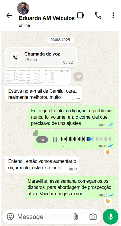 Conversa com Eduardo - AM Veículos