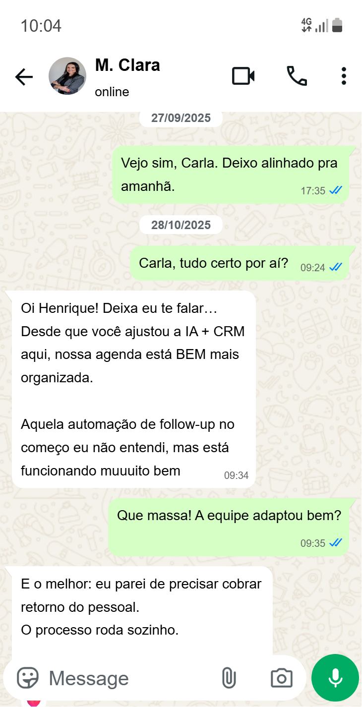 Conversa com M. Clara - Empresária